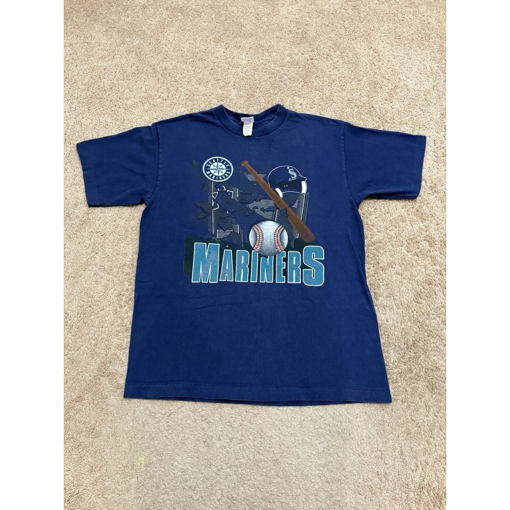 Vintage 1990s Seattle Mariners MLB T-Shirt Size Large 90s Retro Sports